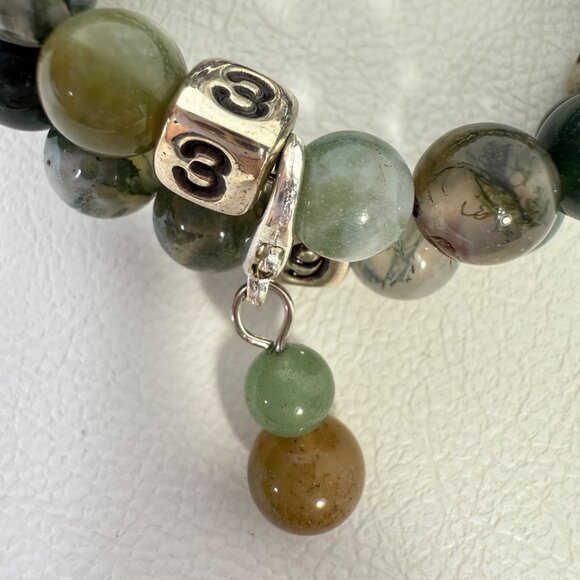 Nursing Bracelets by Organic MamaStone Beads Counting Time Keeping Memory Wire - Picture 7 of 9